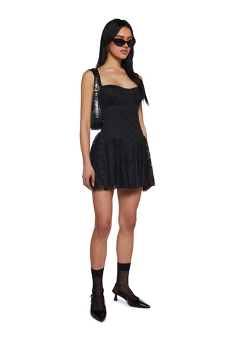Perfect Date Mini Dress - Black