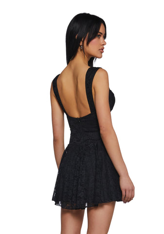Perfect Date Mini Dress - Black