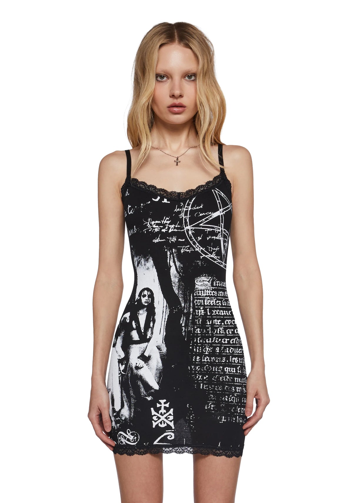 Written Prophecy Mini Dress