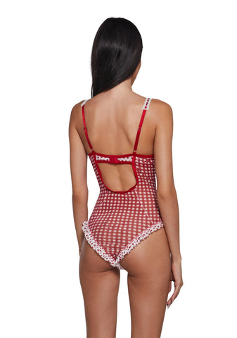 Country Romance Gingham Teddy