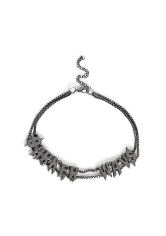 Darker Wavs Choker Necklace