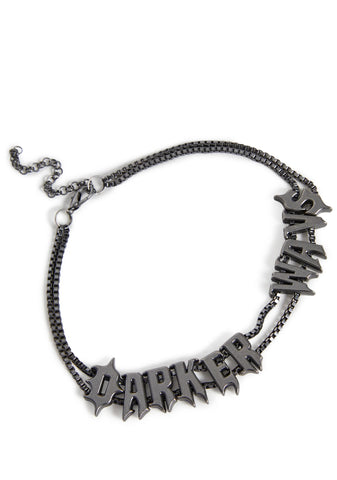 Darker Wavs Choker Necklace