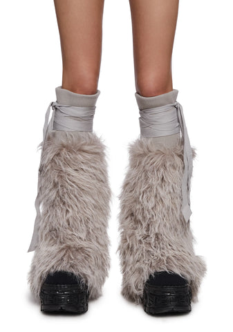Shaggy Faux Fur Boot Covers