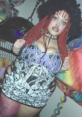 Rocking Midnight Mini Dress