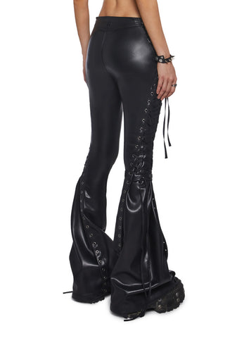 Ambient Lace-Up Flare Pants