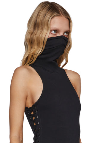 Ambient Lace-Up Midi Dress