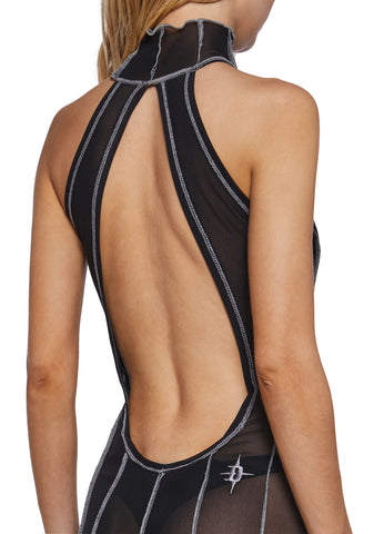 Ambient Maxi Dress With Contrast Stitching