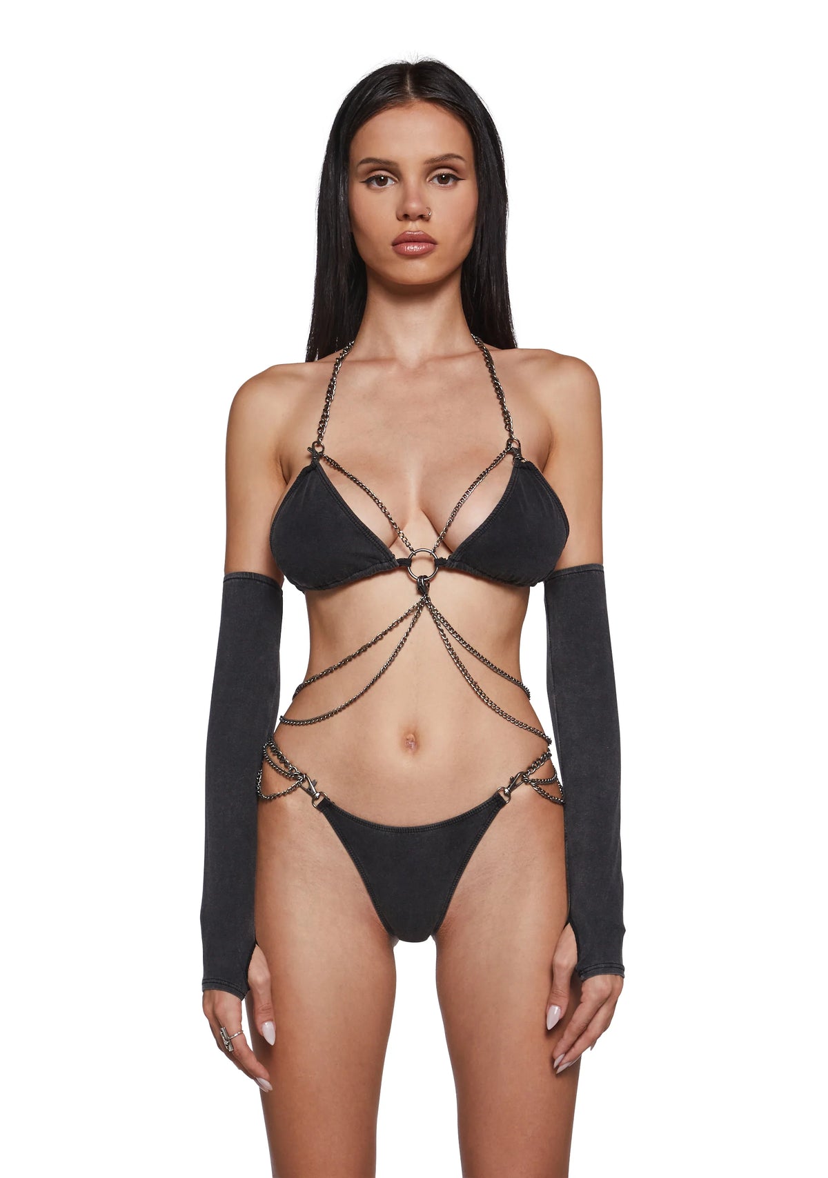 Ambient Strappy Chain Lingerie Set