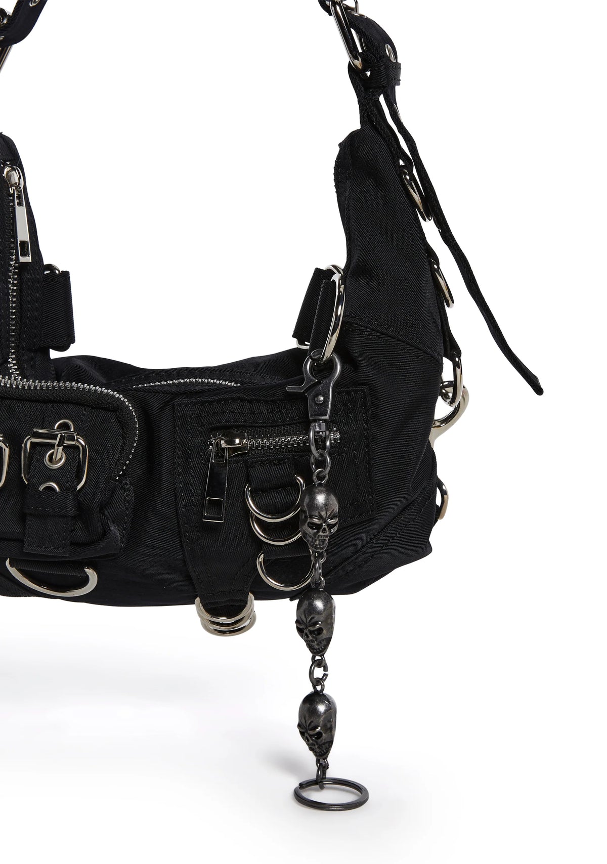 Skull Happy Keychain