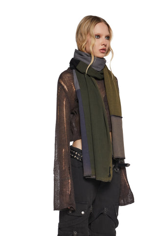 Chord Thermal Patchwork Scarf