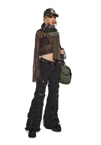 Chord Thermal Patchwork Scarf