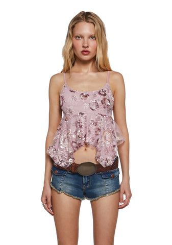 Blushing Sparkles Cami Top