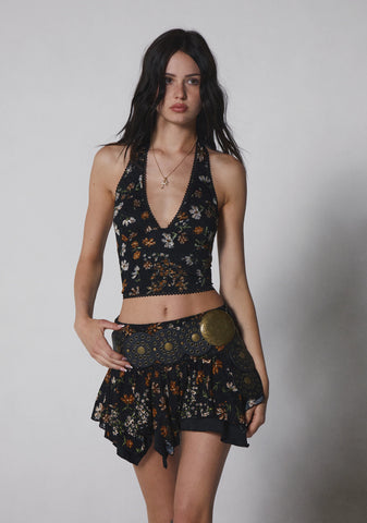 Tales Of Fantasy Mini Skirt - Floral