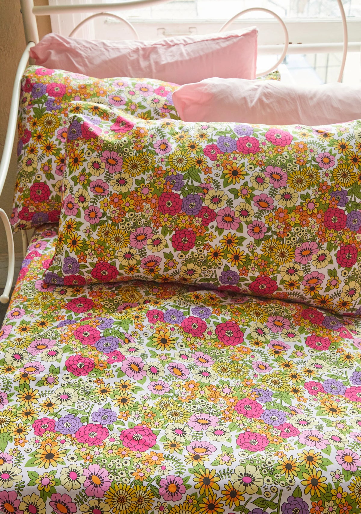 Swirling Flowers Sheet Set