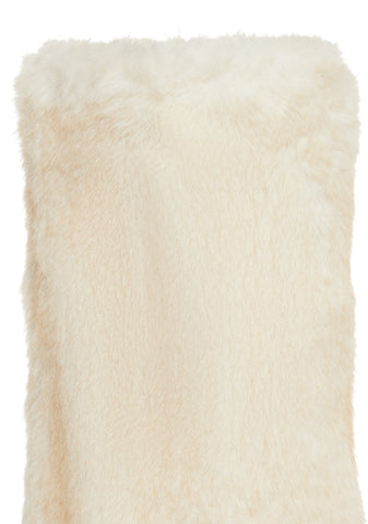 Ahsoka Foldover Flat Boots - White