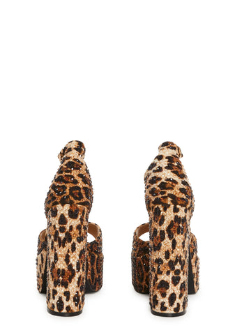 Wilmore Leopard Platform Heels