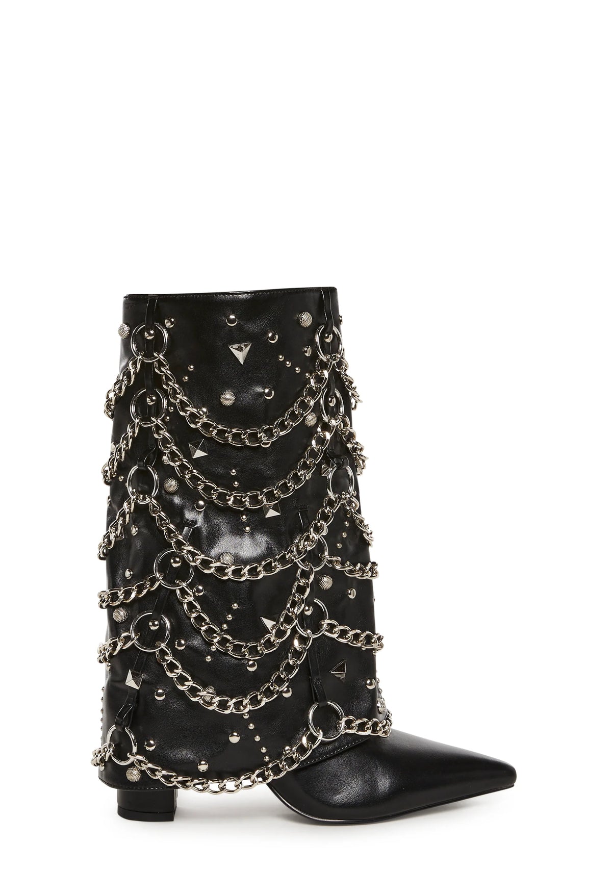 Aleena Chained Heeled Boots