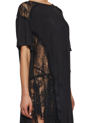 Shredded Romance Midi Dress