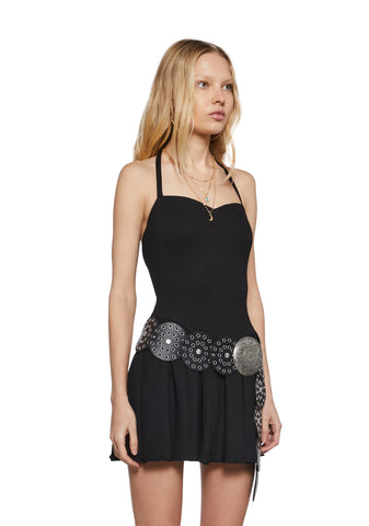 Too Obvious Fit N’ Flare Dress