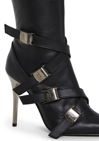 M-QUEEN007-S1 Pointed Boots