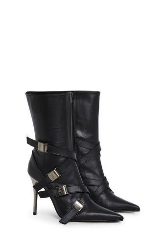 M-QUEEN007-S1 Pointed Boots