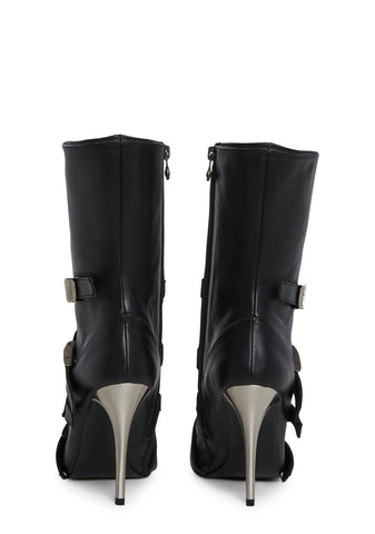 M-QUEEN007-S1 Pointed Boots