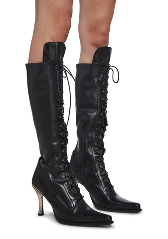 M-9053-C1 Lace-Up Boots