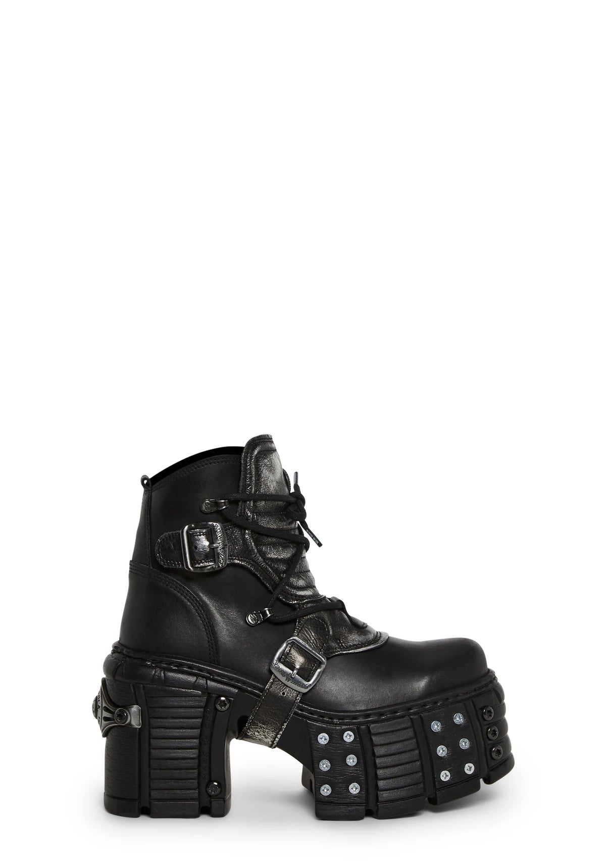 M-TM004-C3 Moto Buckle Boots