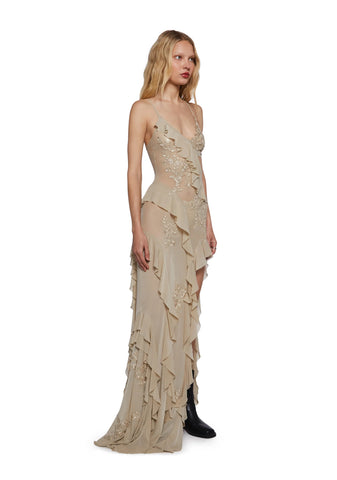 Rebel Mon Amour Maxi Dress - Off White