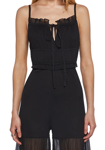 Midnight Show Smocked Jumpsuit