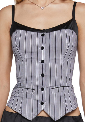 All Or Nothing Striped Vest