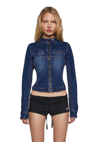 E-Mail Me Back Denim Jacket