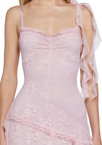 Stairwell Entrance Lace Dress