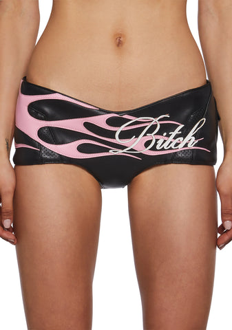 Mistress Backless Hot Pants