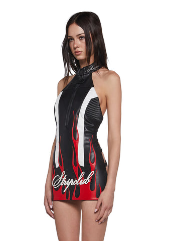 Backless Stripclub Dress