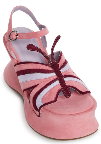 Butterfly Vibes Platform Wedges