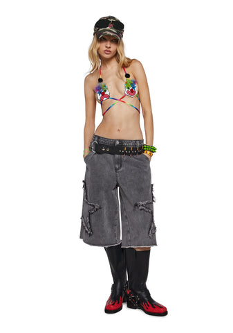 Balloon Bop Clown Bra Top