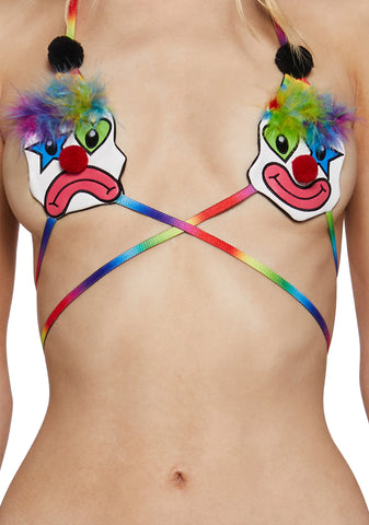Balloon Bop Clown Bra Top