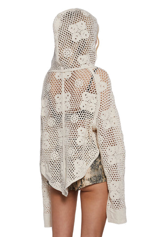 Sunset Fling Crochet Poncho