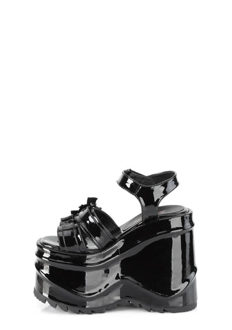 Wave-13 Platform Wedge Sandals