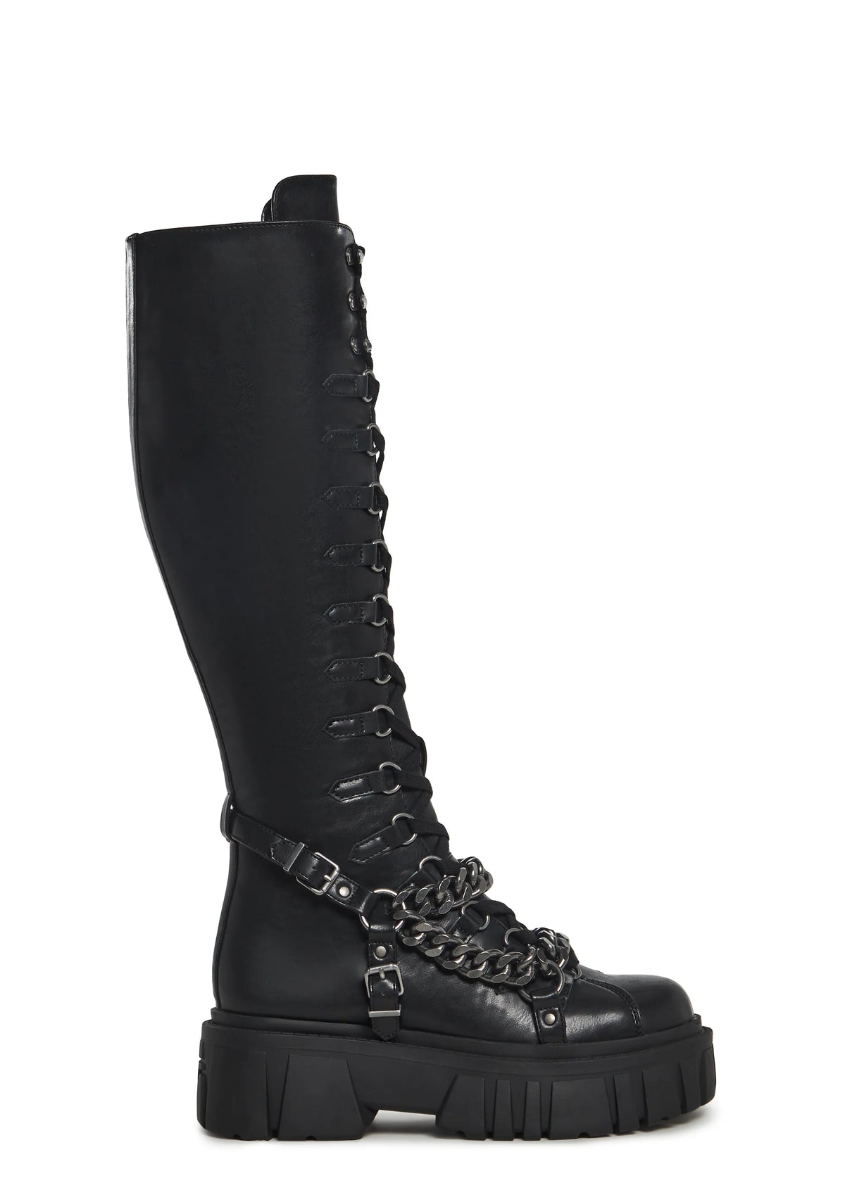 Shadow Banned Knee High Boots