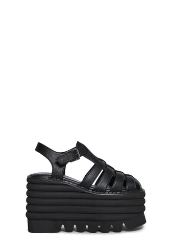 Miss Me Much Platform Sandals