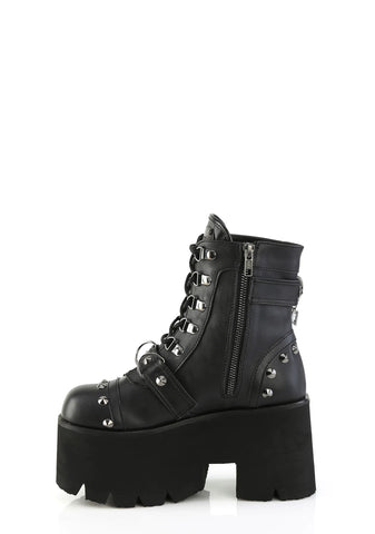 Ashes-52 Platform Ankle Boots
