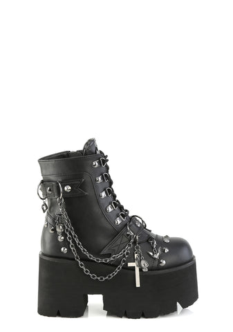 Ashes-52 Platform Ankle Boots