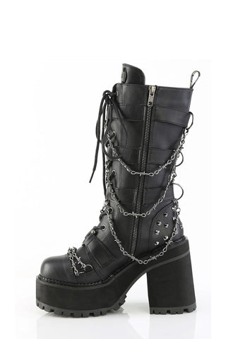 Assault-117 Platform Mid-Calf Boots