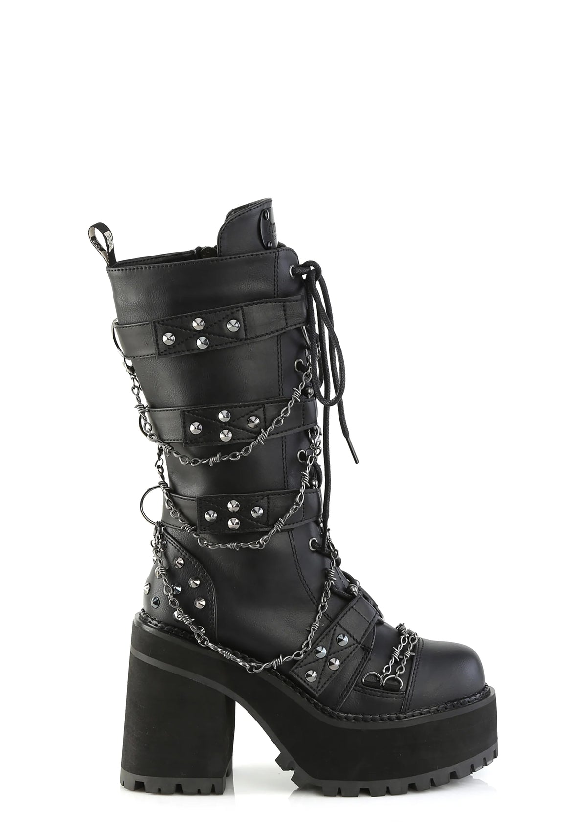 Assault-117 Platform Mid-Calf Boots