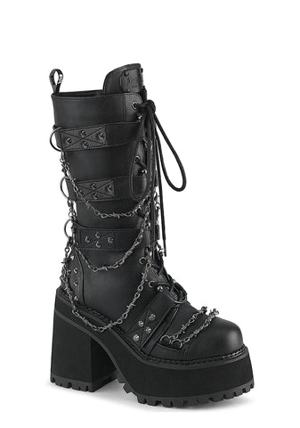 Assault-117 Platform Mid-Calf Boots