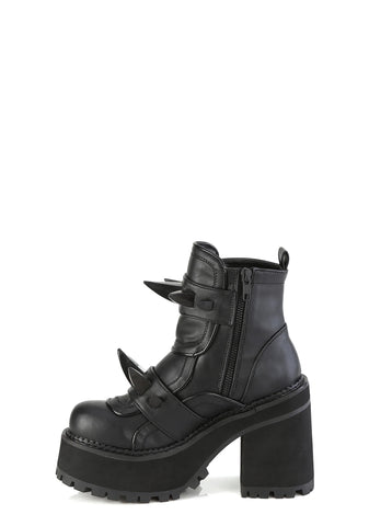 Assault-72 Platform Ankle Boots