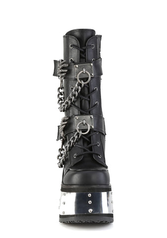 Camel-120 Platform Ankle Boots