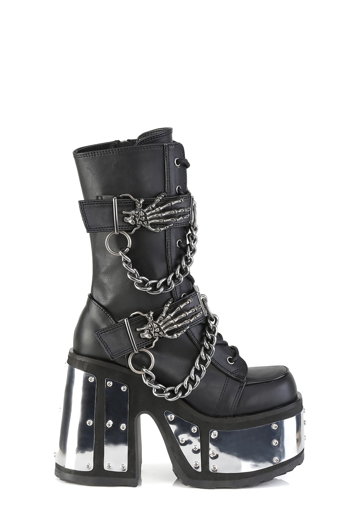 Camel-120 Platform Ankle Boots